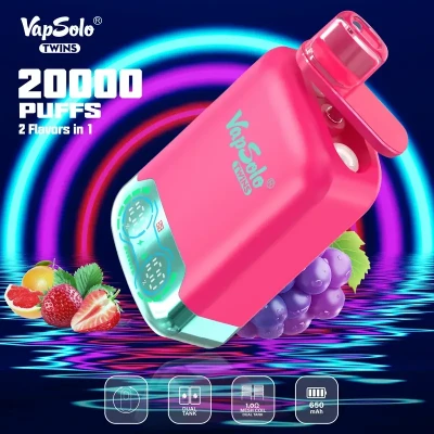 Kako koristiti VapSolo Twins 20000: Vodič za početnike u vapingu s dva okusa