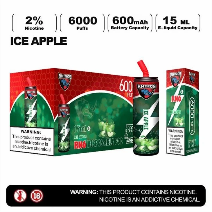Rhinos 6000 Puffs Disposable Vape