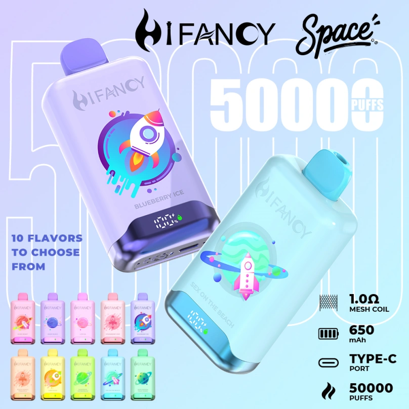 Hifancy 50000 Puffs 50K Space Veleprodajni Vape